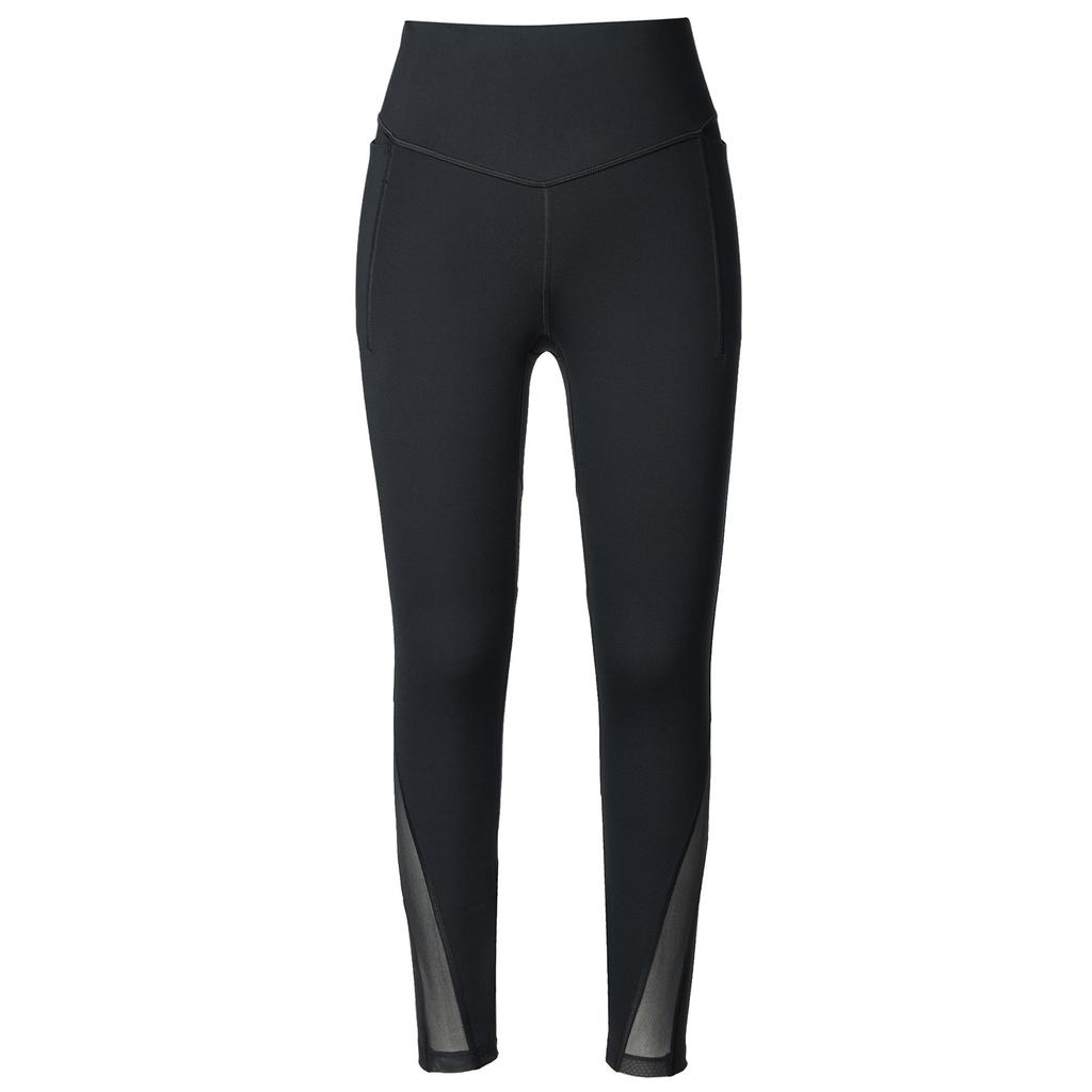Under Armour Mid Rise Casual Breathable Fitted Sports Pants Women bottoms Black 1389871-001