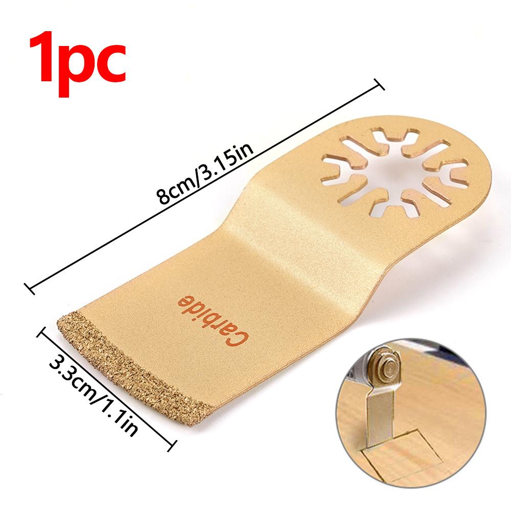 

Carbide Oscillating Multi Tool Saw Blades Quick Release Change Renovator Grinding Blades For Ceramics Tile Grout Removing Tool