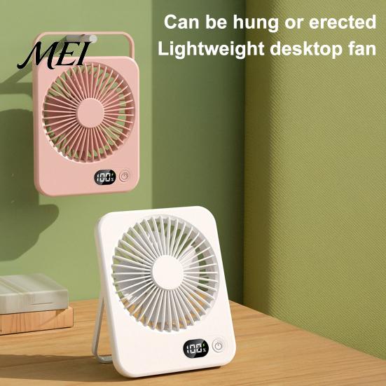 Small Personal Fan for Office Portable Desktop Fan, 5 Speed USB Rechargeable Mini Travel 180-degree Adjustable Cooling Home Dorm