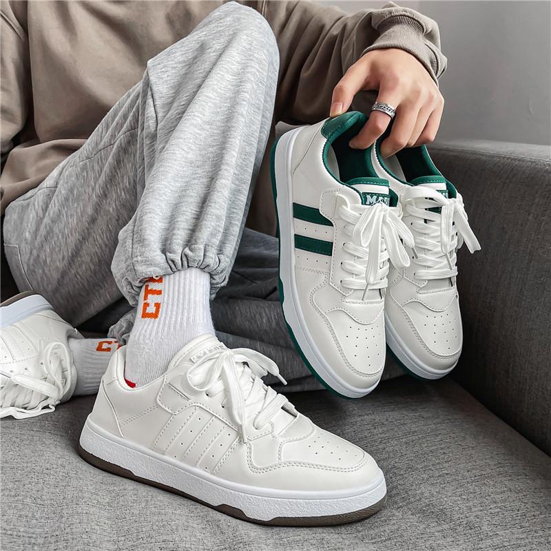 Cricket Shoes Men's Four Seasons Casual Youth Fashion Small White Shoes Trend Versatile and Breathable Sneakers Men Skateboard