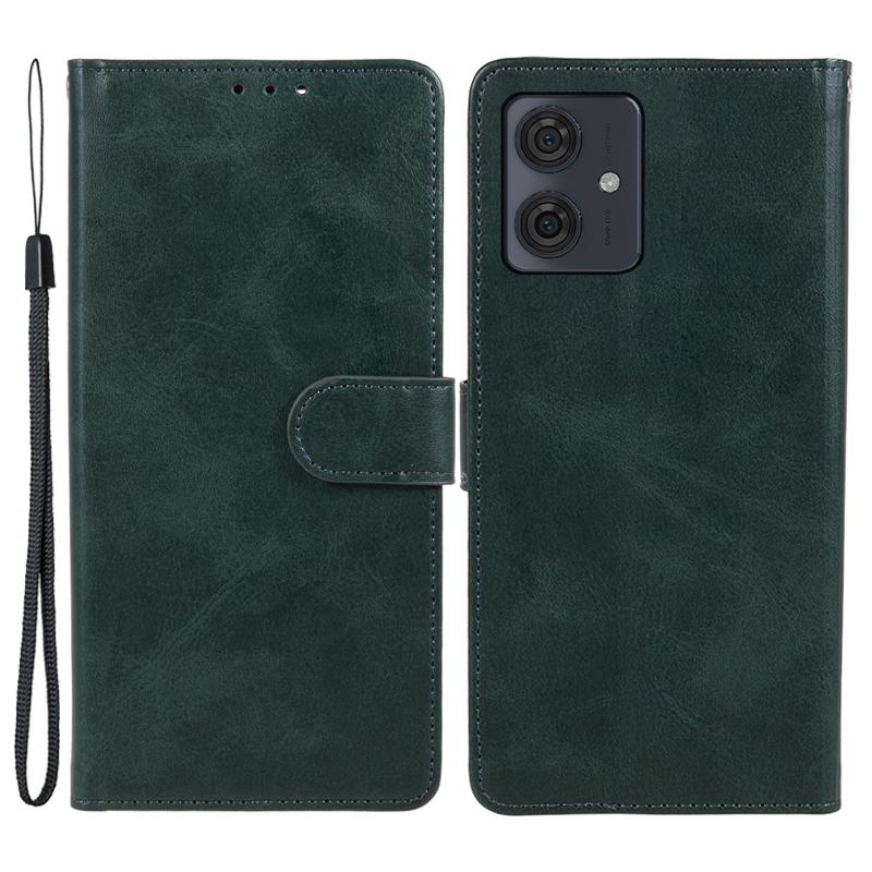 Cell Phone Cover for Motorola Moto G54 5G Case Slim-Fit PU Leather Wallet Stand Shell