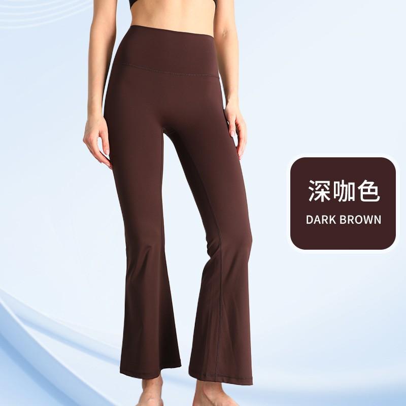 High Waist Yoga Pants Women With Butt Lift Effect Breathable 4-Way Stretch Flared Leggings Workout