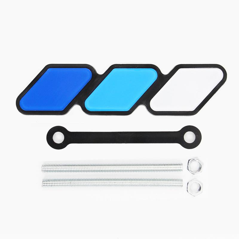 3 Colors Grille Badge Emblem Decals For Toyota Tacoma Tundra 4Runner TRD Rav4 CHR Highlande Strip Air Inlet Auto Car Accessories