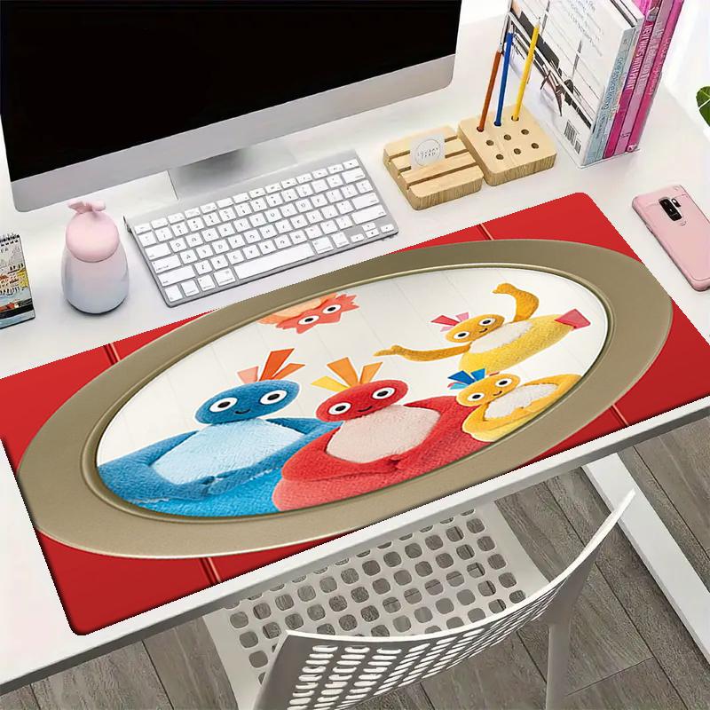 Twirlywoos Theme Mouse Pad, Non Slip Rubber Base, Multifunctional Office & Home Decor, Perfect for Workspace Personalization.