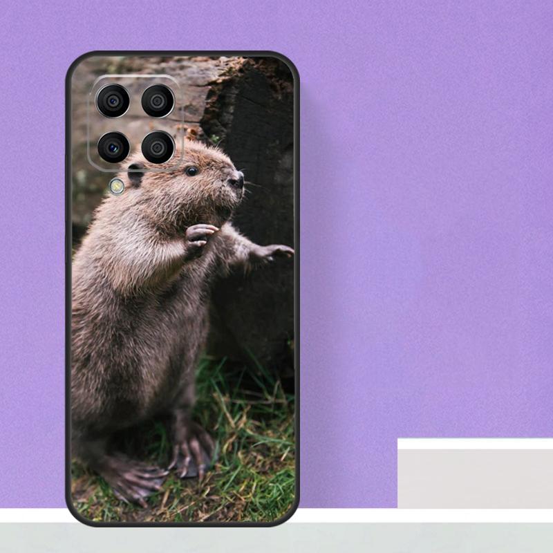 Animal Beaver Case For Samsung Galaxy M16 M11 M21 M31 M20 M23 M54 M14 M34 M13 M52 M32 M12 M36 M56 M15 M55