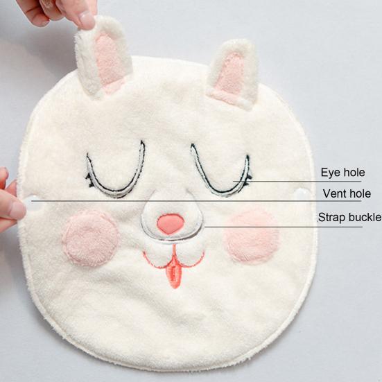 Moisturizing Facial Towel Animal Pattern Breathable Polyester Relieves Irritation Spa Facial Towel for