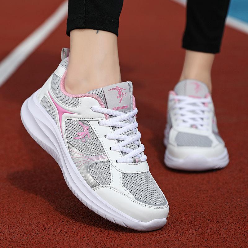 Joni Danlai brand women's shoes sports shoes spring versatile breathable mesh ultra-light running shoes non-slip travel shoes