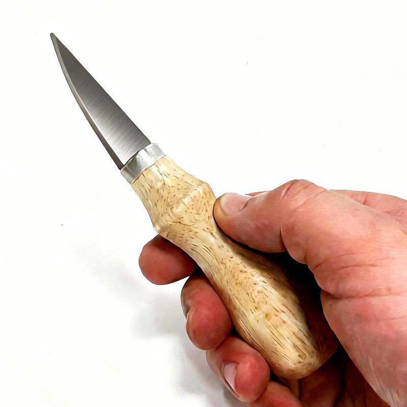Stainless Steel Woodworking Carving Knife Set - Curved Blade, DIY Wood Shaving, Handmade Wood Carving, Digging Spoon Knife.