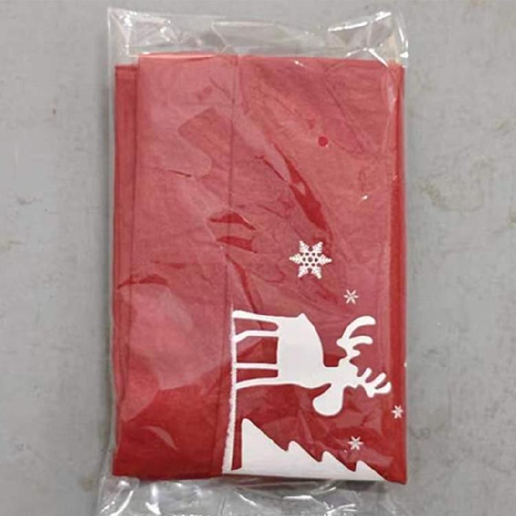 Christmas Chair Cover Snowman Tree Elk Dining Chair Back Covers for Dining Room