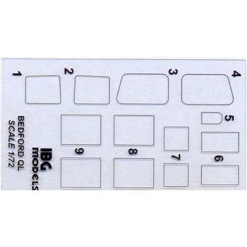 IBG 1/72 British Army Bedford QLD 3-Ton Truck 4x4 Cargo Type Plastic Model Kit PB72001