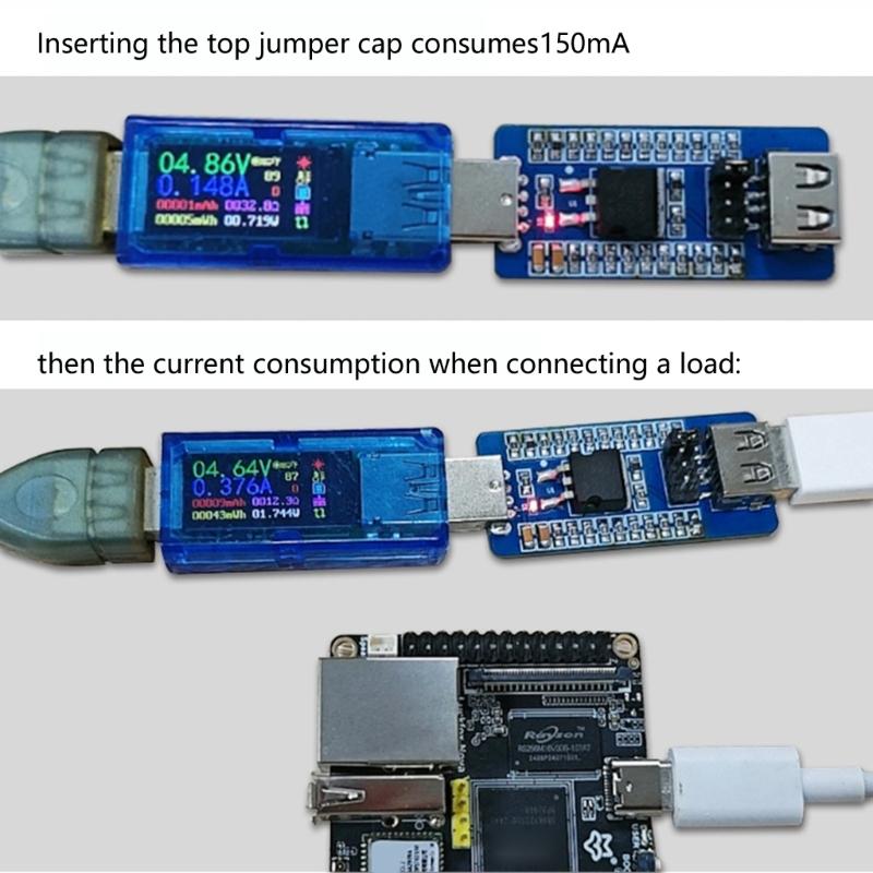Intelligent USB Current Maintainer For Small Devices Prevents Portable Chargers Auto Turn Off 4 Adjustable Mode