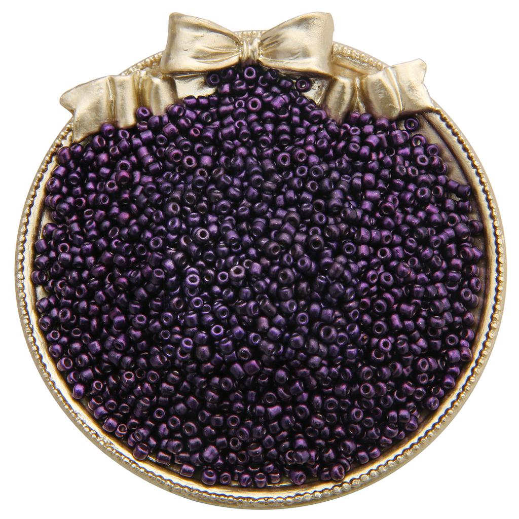 450G Perlemorsmaling Frøperler Glassperler Sjarm Tsjekkiske Småperler DIY Øredobb Armbånd Halskjede For Smykkefremstilling Tilbehør