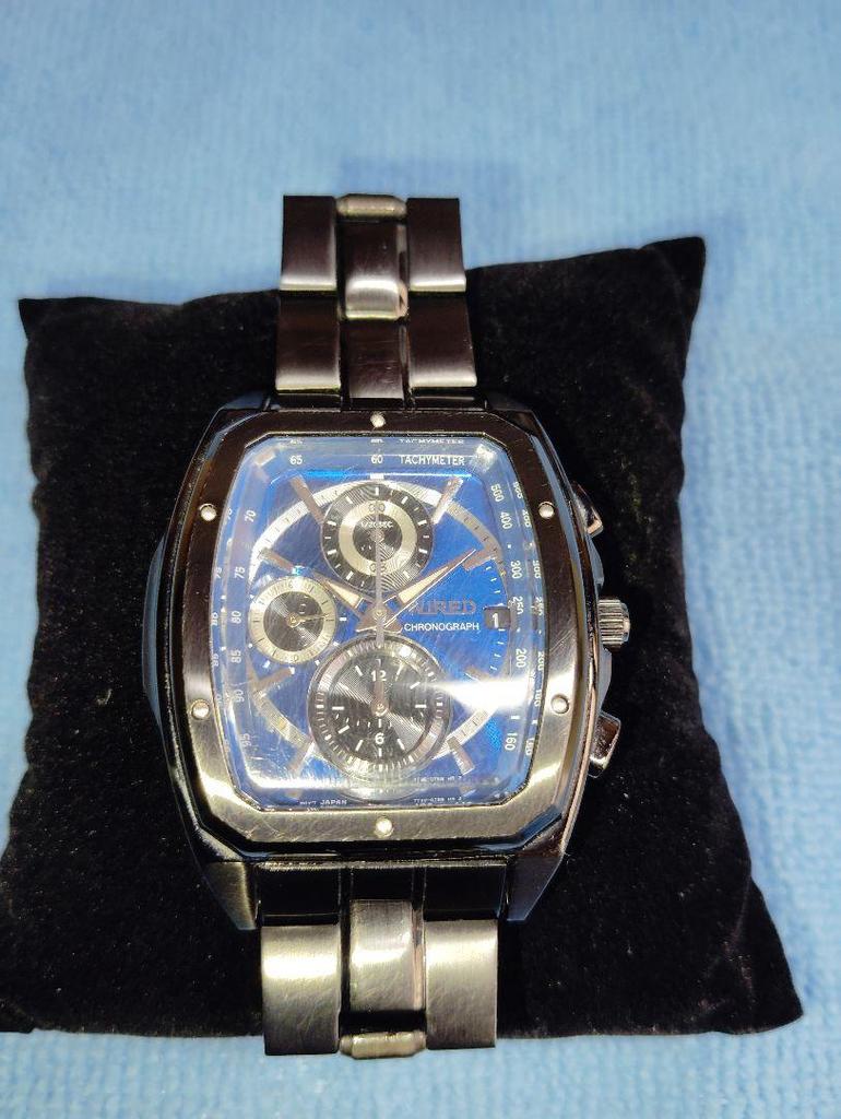 [USED] SEIKO WIRED Chronograph Watch, Blue