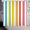 Rainbow Washable Kids & Cute Shower Curtain Waterproof Polyester Fabric Shower Curtain Set with 12 Hooks Bathroom Decor, 72x72 Inches (03