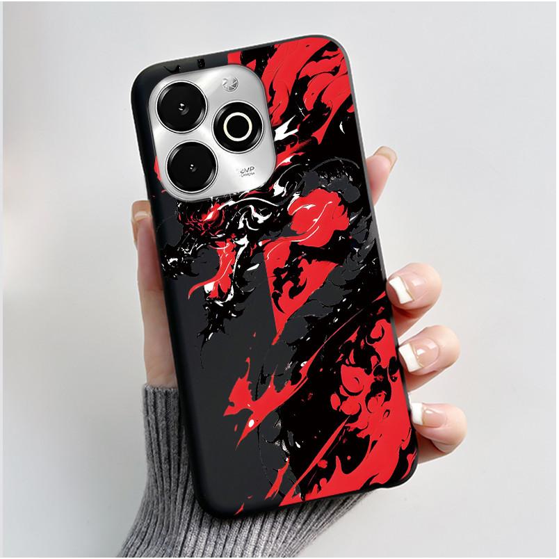 Phone Case For Umidigi G100X / G9X Case Luxury Cute Love Heart Rabbit Cartoon Funny Cover Black Soft Silicone Protective Casing