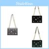 Fashion Velvet Small Square Bag 2024 Spring New Casual Versatile Chain Single Shoulder Slant Bag Street Trend