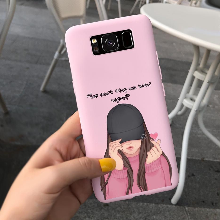 For Samsung Galaxy S8 Case Galaxy S8+ Cover Stylish Sunflower Pretty Girls Cover For Samsung S8 Plus GalaxyS8 S8+ Soft Bags Case