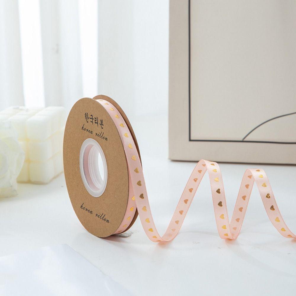 Love Printed Valentine's Day Series Ribbon 1cm*30 meters Gift Packaging Ribbon  Party