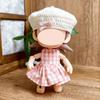 [Cloth Only] 20cm Doll Clothes Beret Hat Sweater Set Adorable & Fashionable Enhance Your Doll's Look