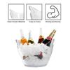 Clear Ice Bucket Beverage Tub Hot Transparent Cooling Large Ice Bucket For Wine Champagne Bar Supplies for Family Reunion