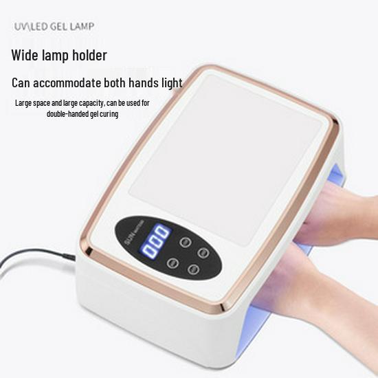 Rechargeable UV Nail Lamp Lotus Dryer for Press-On Nails 005