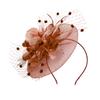 1 Stück Haaraccessoires Stilvolles Netz Damen Feder Hochzeit Teeparty Fascinator Hut Blume Haarspange