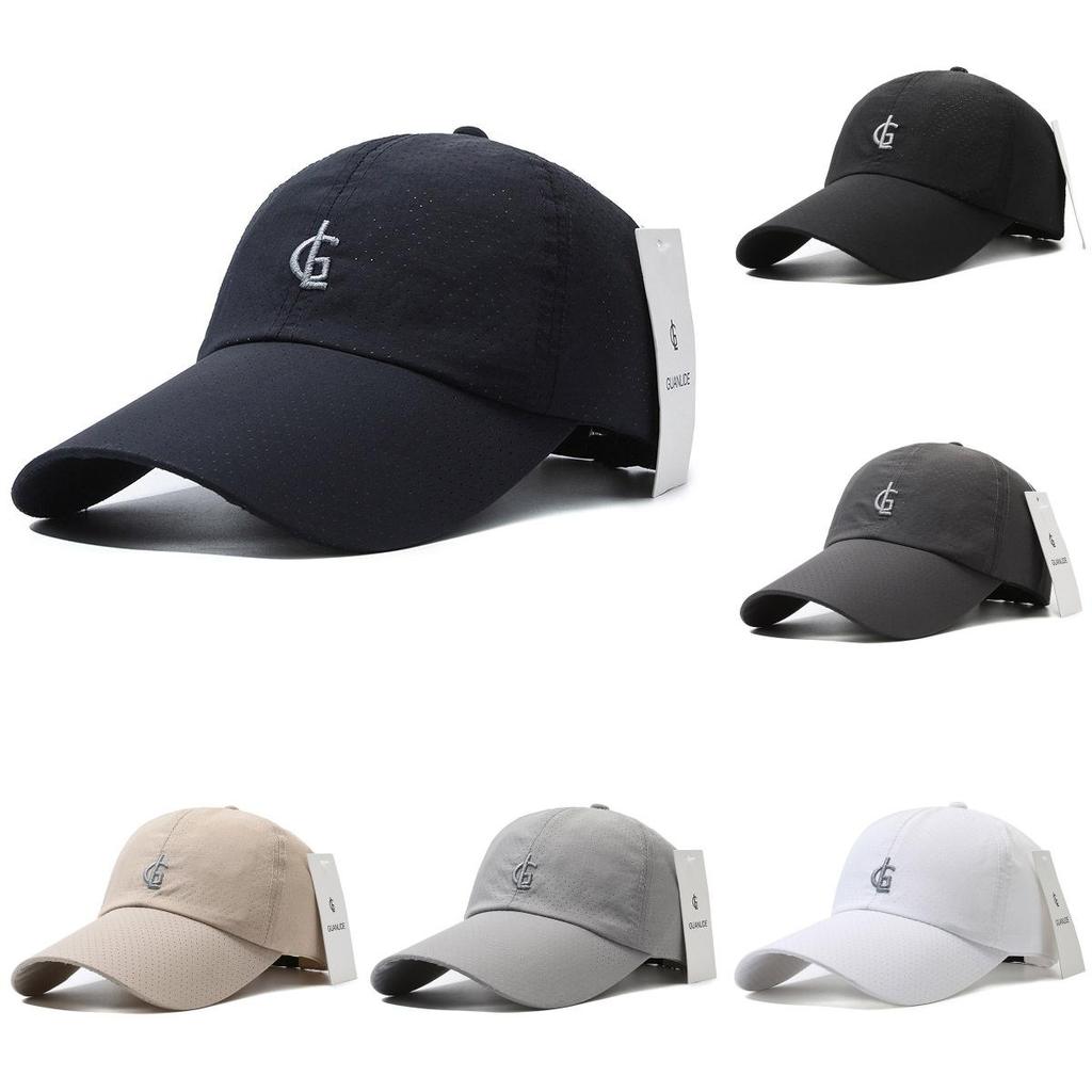 Letter Gl Embroidery Baseball Cap Outdoor Sun Protection Breathable Gift Hat