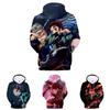 Vibrant Demon Slayer Kimetsu No Yaiba 3d Printed Hoodie Sweatshirt For Casual Wear