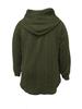 2024 Autumn/Winter Women's Casual Loose Hooded Solid Ripple Pocket Splice Sweatshirt