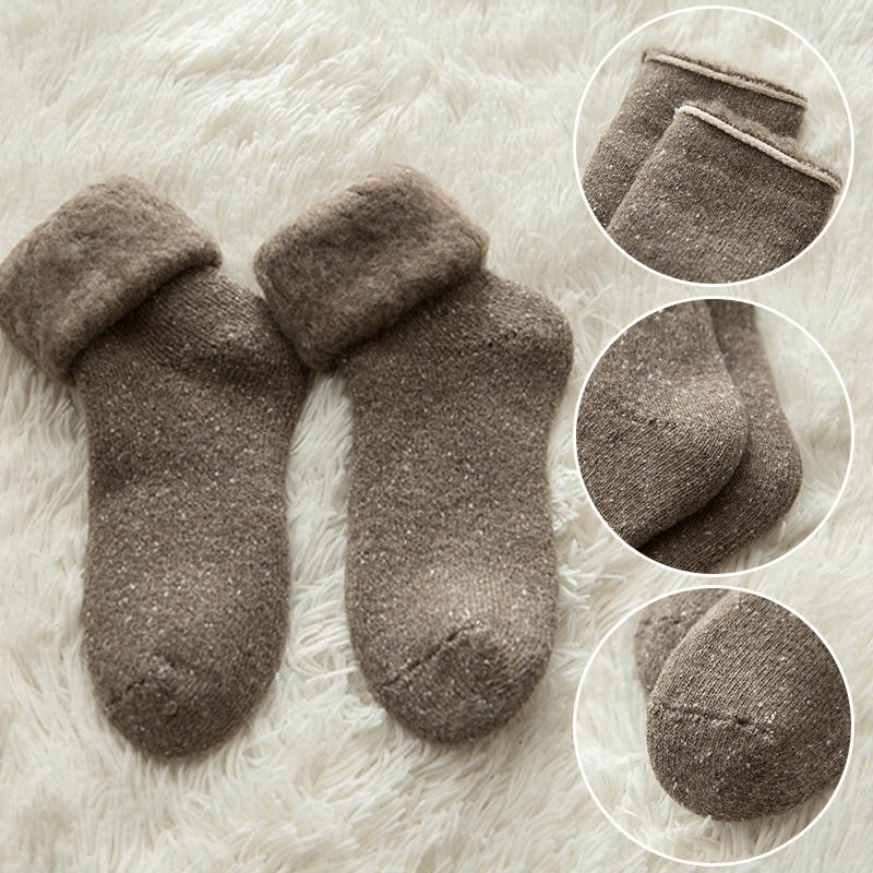 Women's Plush Towel Thick Socks Winter Thick Warm Long Socks Woolen Socks Snow Skiing Socks