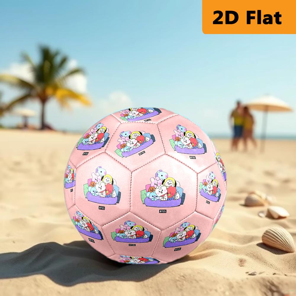 Love Unity Pink Football Suitable for Both Training and Competition No. 5 Football High Elasticity Very Elastic Unique Football Gifts
