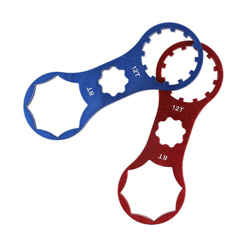 Aluminum Alloy Bike Front Fork Cap Wrench Lightweight High Precision Perfect For Mountain Bike Repair Maintenance
