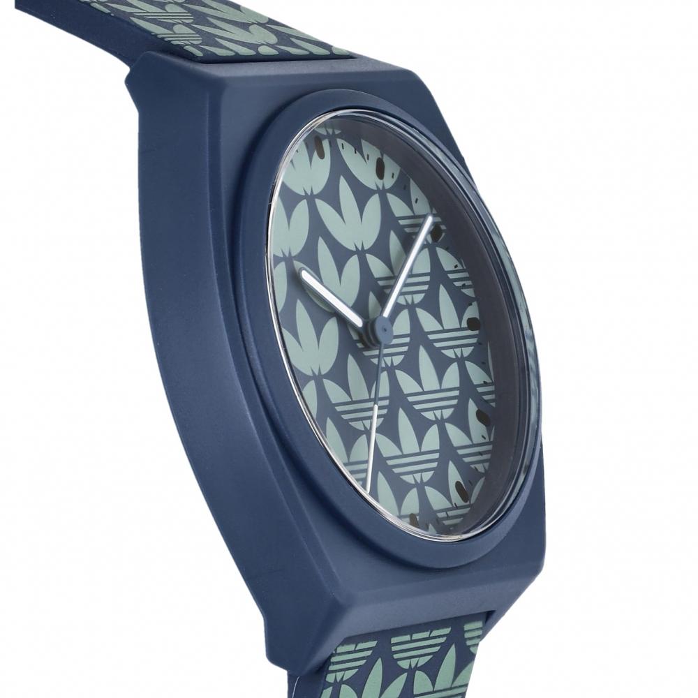 [Adidas Original Swatch] Watch PROJECT TWO GRFX Project Two Graphic Blue Dial Resin Windshield Quartz 5 ATM Water Resistant 36MM China Watch AOST23053