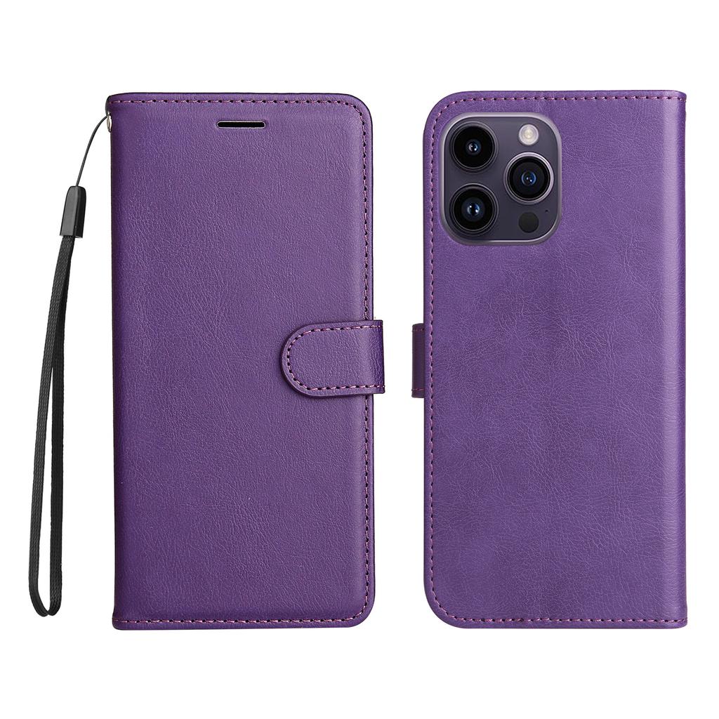 Applicable to iPhone16 leather case, Sony xperia 1VII solid color leather pattern card wallet case 17Pro