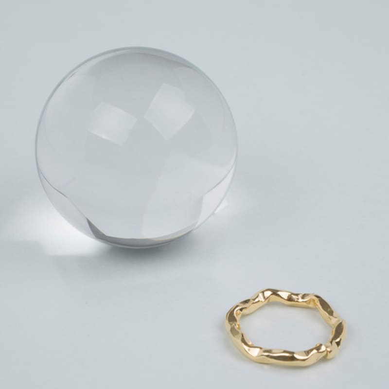 AUGUST ALICE Vanve Gold Wave Ring