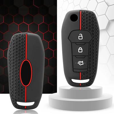 Étui en silicone pour clé de voiture Ford F-150 F-250 F-350 Explorer Ranger KA Fiesta Mondeo