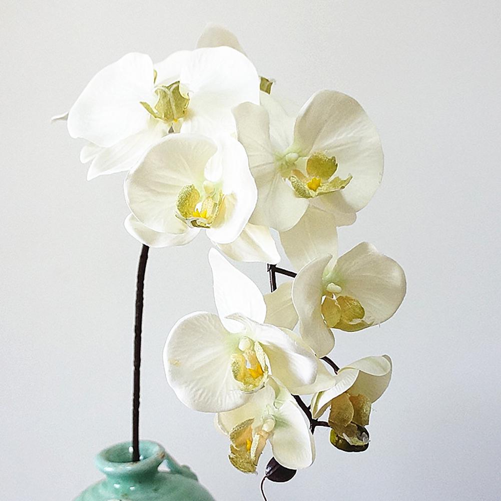 1ks Umělá květina Butterfly Orchid Živá zahrada DIY Party Svatební výzdoba Vánoční ozdoba