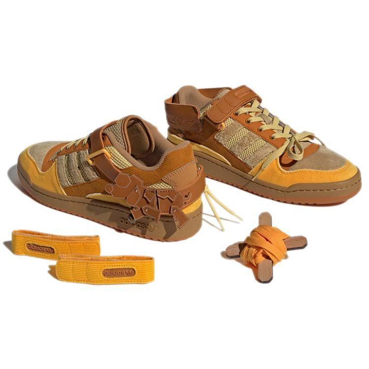 Melting Sadness x Adidas Forum Exhibit Low Puppet Costume - Craft Ochre Unisex Sneakers Brown Golden-Beige Active-Gold GW8927