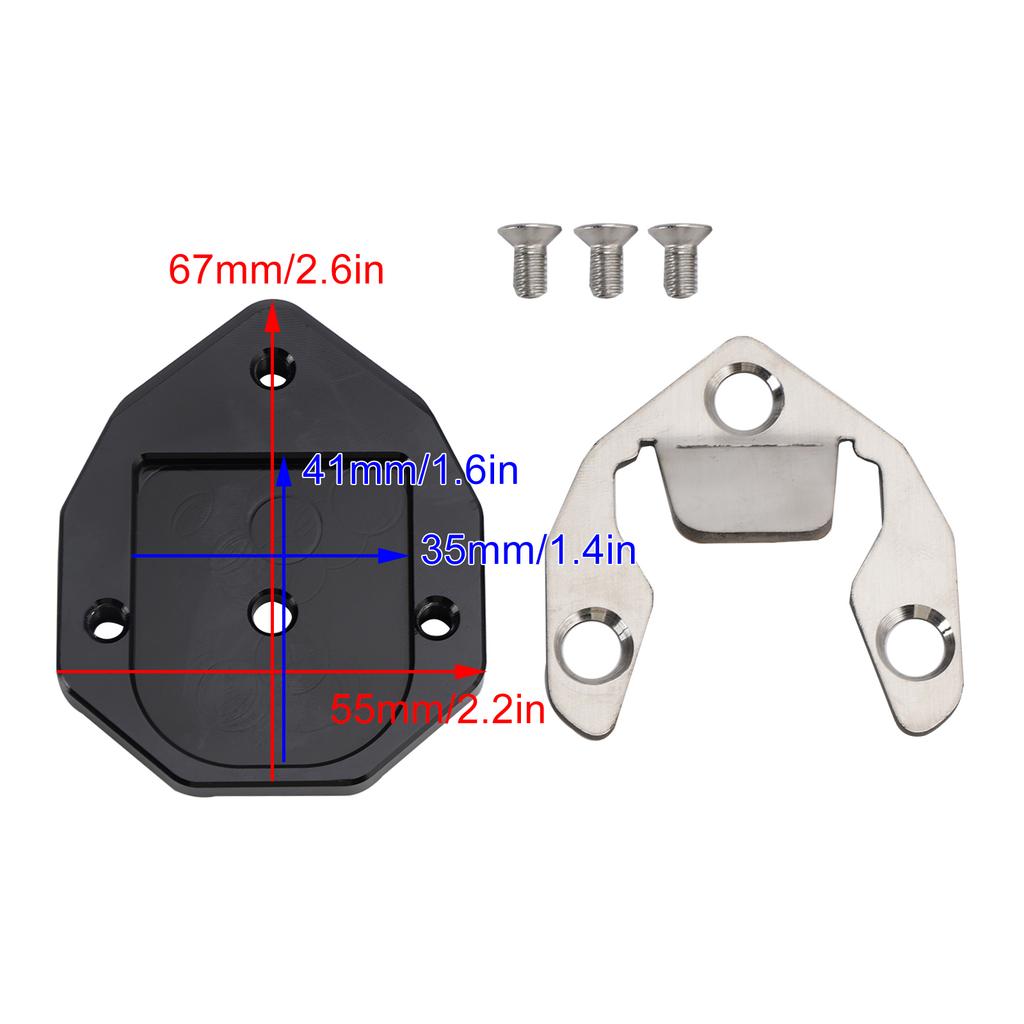 Podložka pro zvětšení bočního stojánku pro Himalayan 2018-2023 SCRAM 411 2021-2023