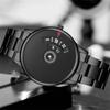 Men Sports Waterproof Quartz Watch Student Steel Band Creative Calendar Dial Business Wristwatch