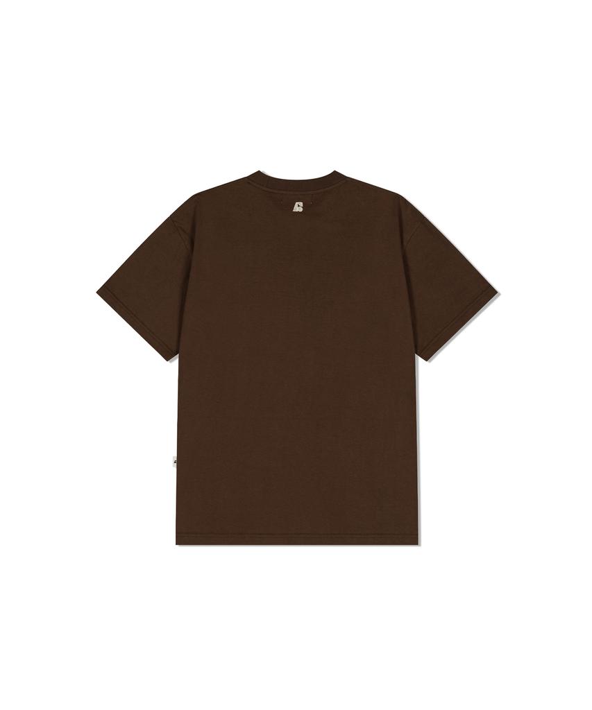ONRIDPROJECT Small Embroidered Logo T-Shirt - Brown