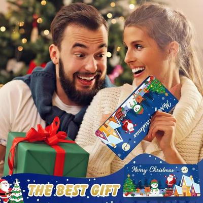 Christmas Money Wallet Greeting Card Creative Birthday Folding Cash Holder Envelope Children Christmas Gift Envelope