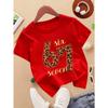 European sizes 1pc,  Summer Casual Round Neck Short-Sleeved T-Shirt, Soft, Skin-Friendly, Fashionable And Versatile, Cute, Interesting,
