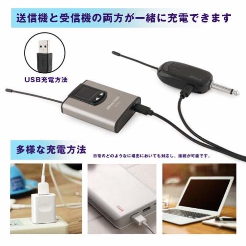 Alvoxcon TG220 Wireless Microphone, UHF Lapel Microphone, Wireless Headset Microphone, Clip-on Microphone, Hands-Free Microphone, for Video Recording,