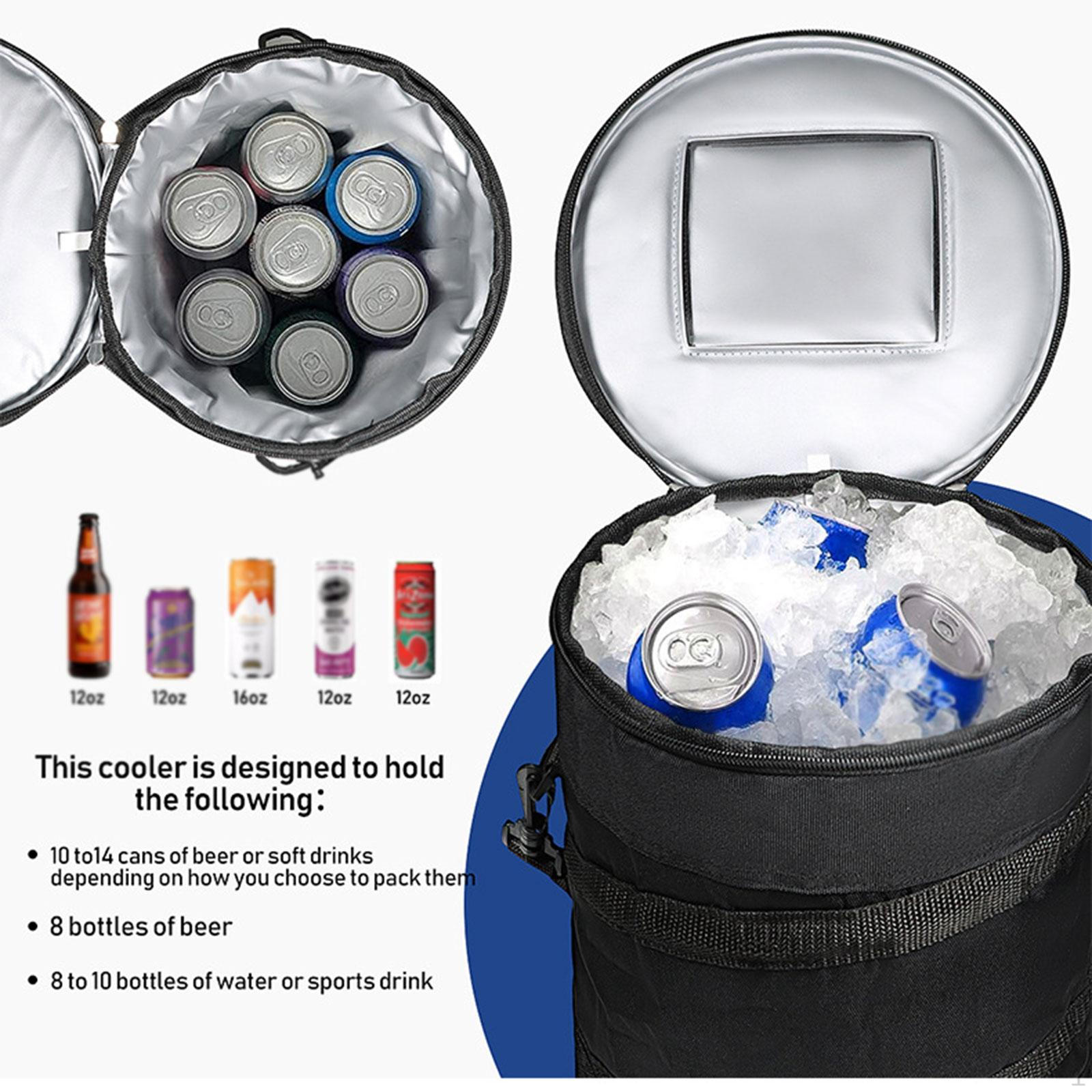 

Golf Bag Oxford Cloth with Handle Foldable Gifts for Golfers Men Accessories Black Camping