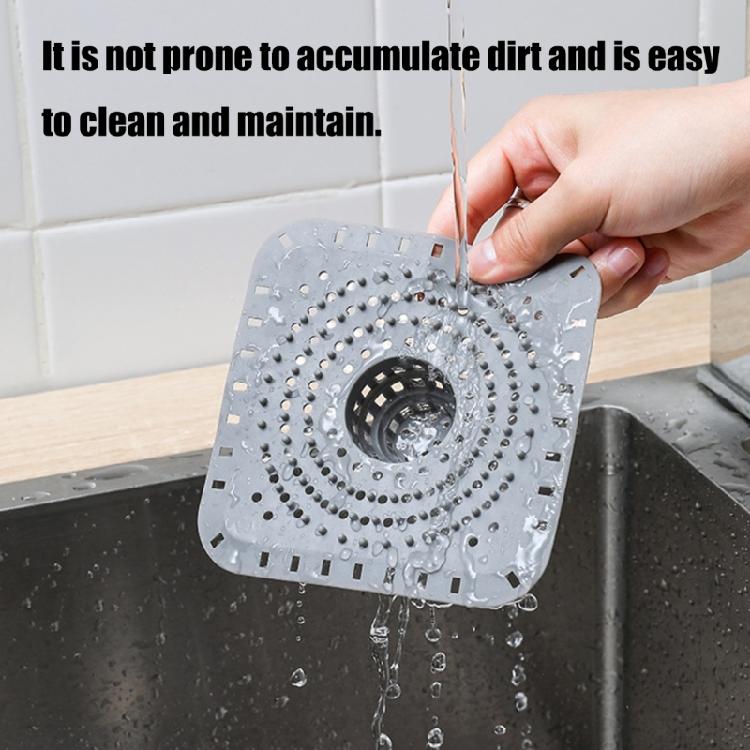 Not Clog Drain Guards Flexible Silicone Hair Catcher Reusable Strainer Odor Prevention Simple For Sink Shower Bathtubs