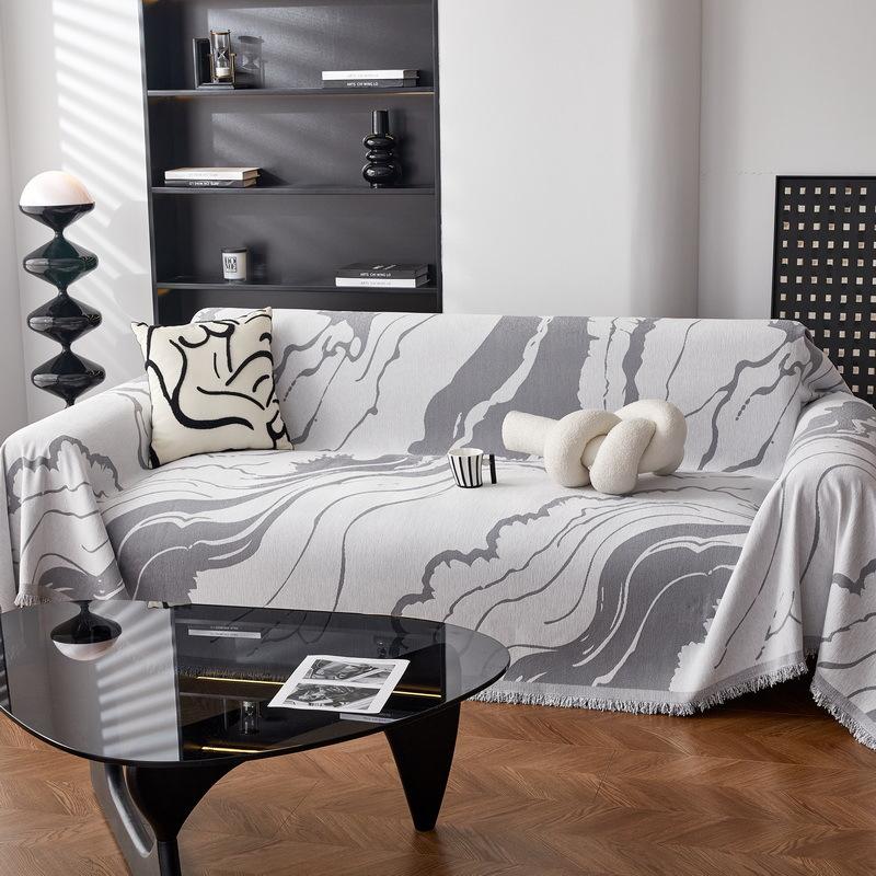 Chenille Non-slip Sofa Towel for All Seasons, Thickened Premium Full Cover Cloth Towel, Double-sided Anti-cat Scratch Cover Cushion