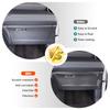 For Toyota Land Cruiser Prado 2024+ ABS Car Styling Car Co-pilot Glove Box Panel Cover Sticker Car Interior Accessories 4Pcs
