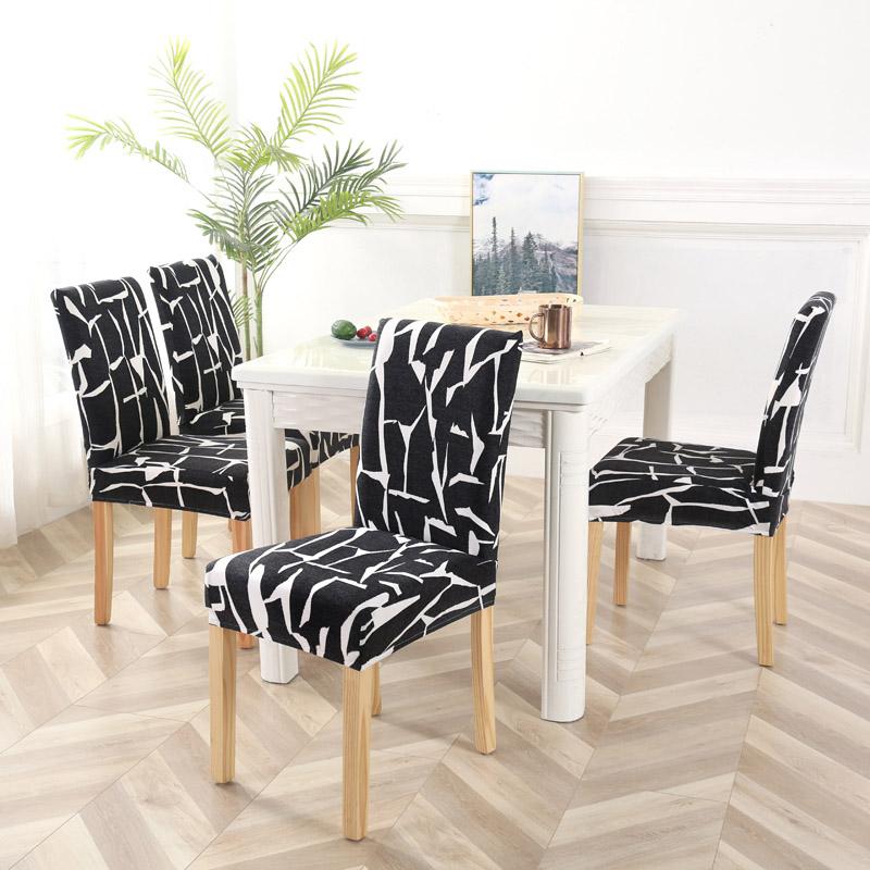 Dining Chair Slipcover Parsons Chair Furniture Protector Stretch Chair Covers For Dining Room, Restaurant, Kitchen, Party 4/6Pcs