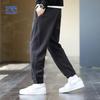 Romon Men's Seaweed Texture Fashion Splice Jogger Sweatpants